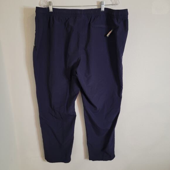 LL Bean Supplex Beach Pants Men’s XXL 516980 Elastic Cuffs Multisport Blue Nylon - Picture 2 of 14